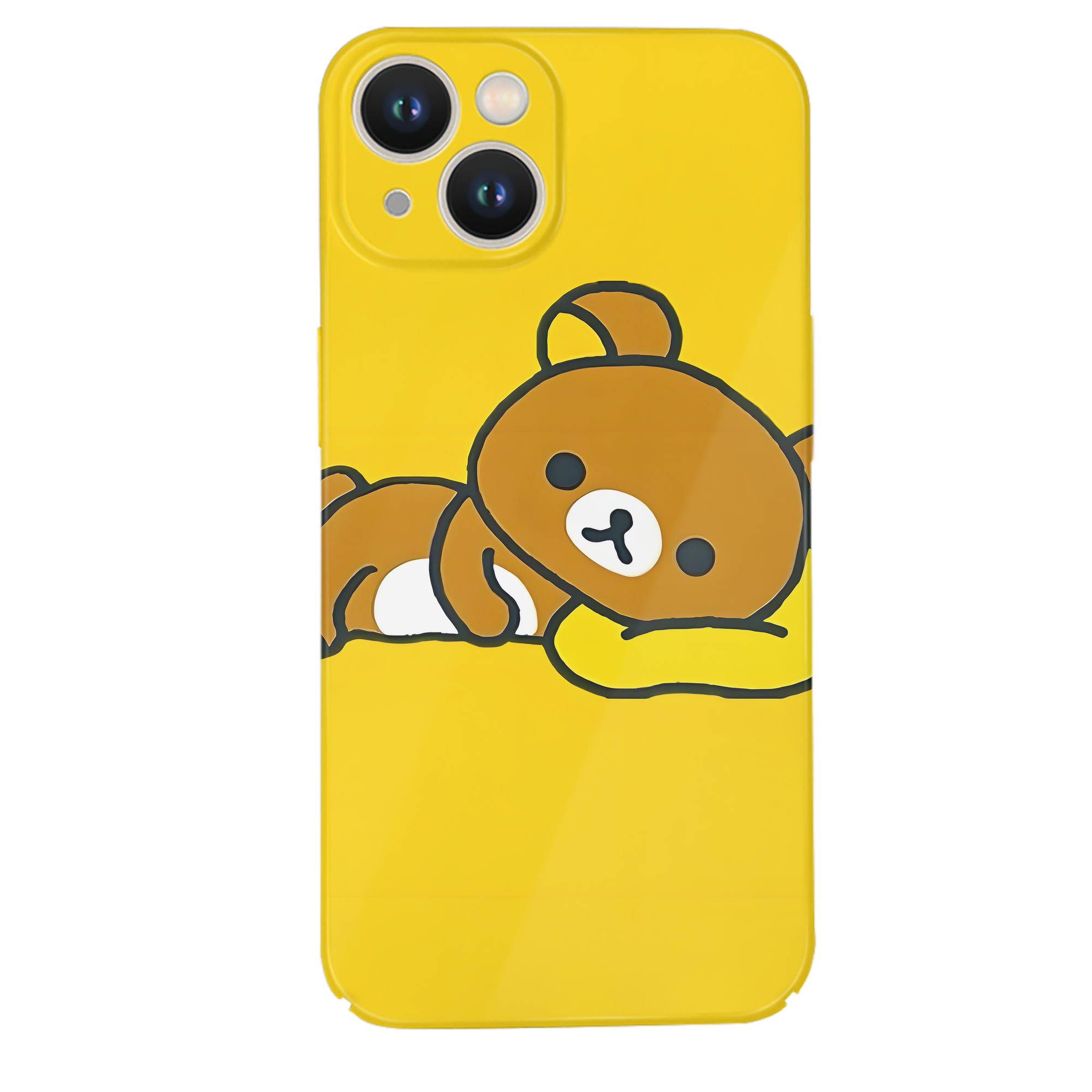（画像用） リラックマ リラックマ キイロイトリ Rilakkuma Korilakkuma Kiiroitori 【iPhone 14シリーズ対応】ハードケース